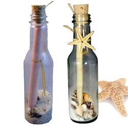 Sand and Shells Message In A Bottle